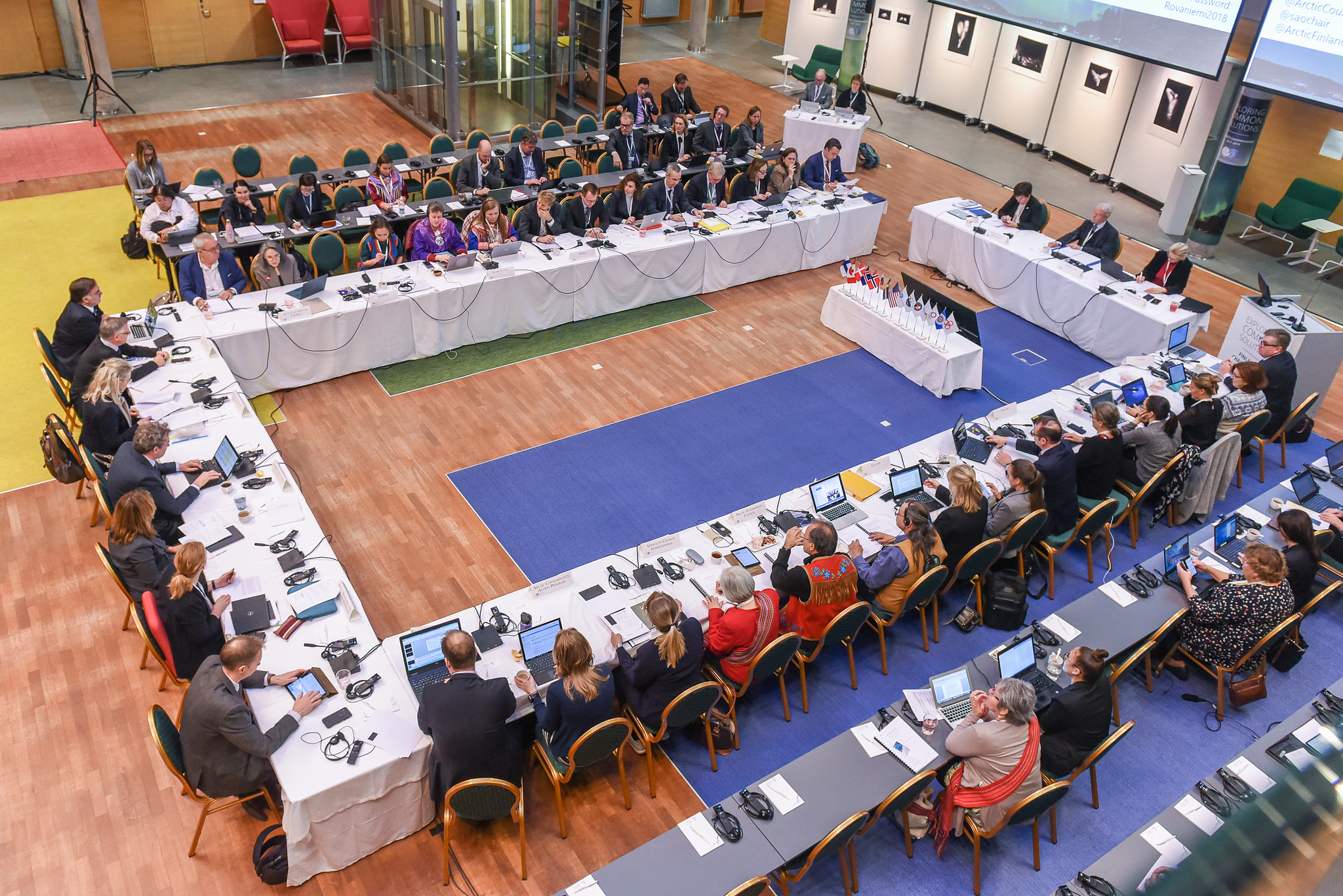 The Senior Arctic Officials of the Arctic Council met from November 1-2, 2018 in Rovaniemi, Finland. (Photo: Arctic Council Secretariat/ Linnea Nordström)