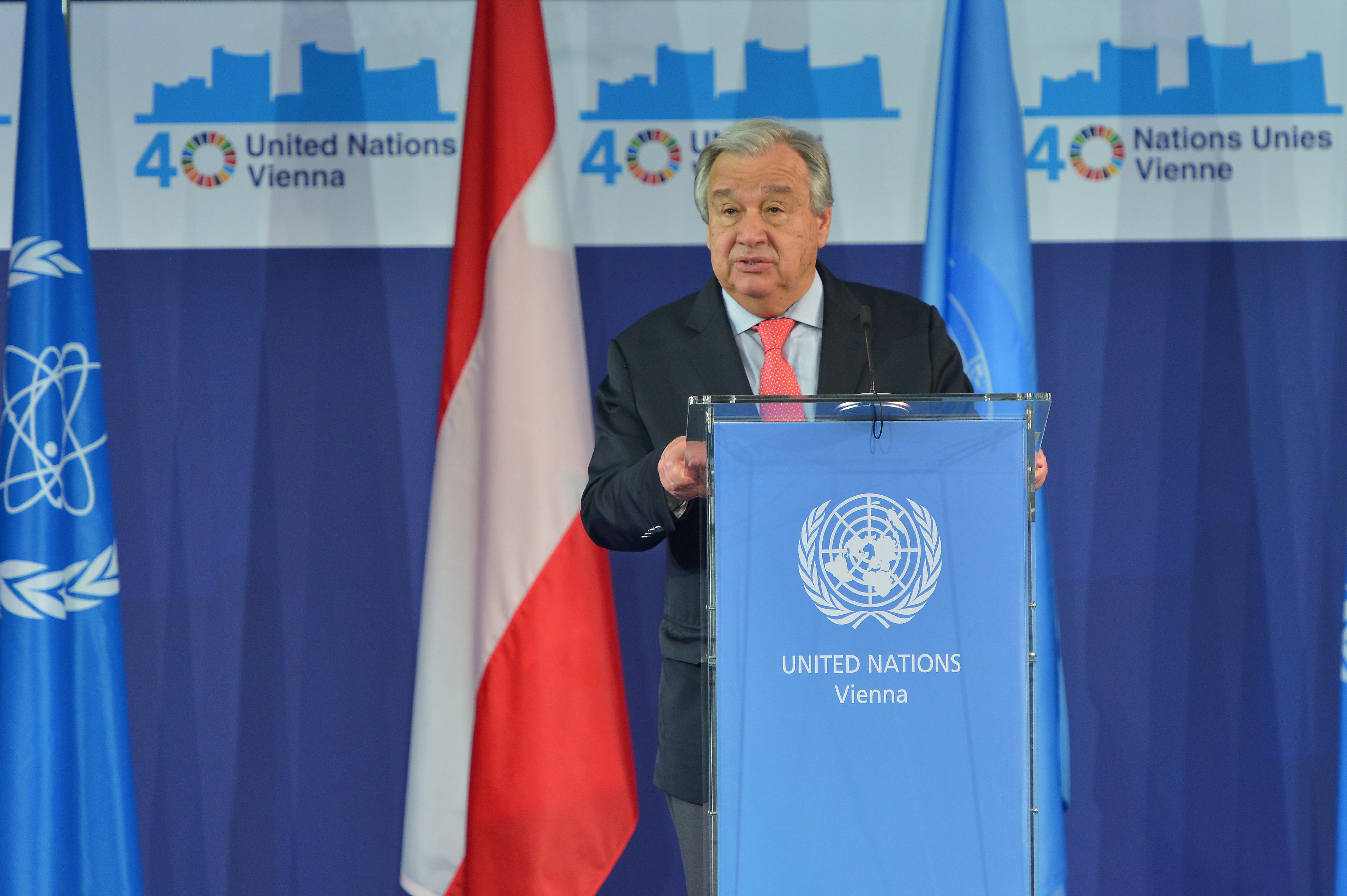 FNs generalsekretær Antonio Guterres. FNs generalsekretær Antonio Guterres.