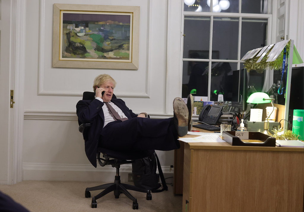 Boris Johnson_No 10. Boris Johnson_No 10.