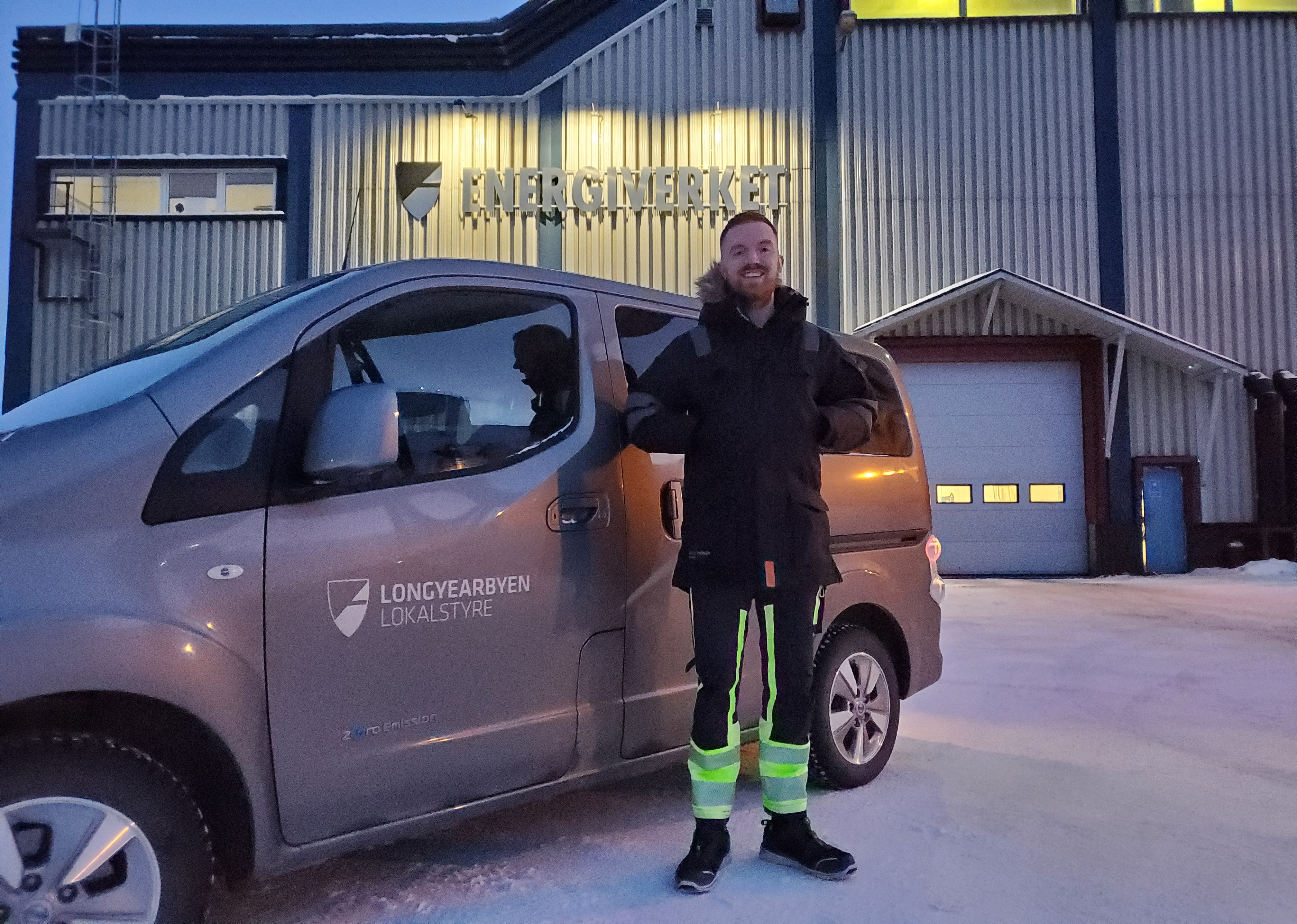 Prosjektleder for energiomstilling i Longyearbyen, Joachim Karlsen. Prosjektleder for energiomstilling i Longyearbyen, Joachim Karlsen.