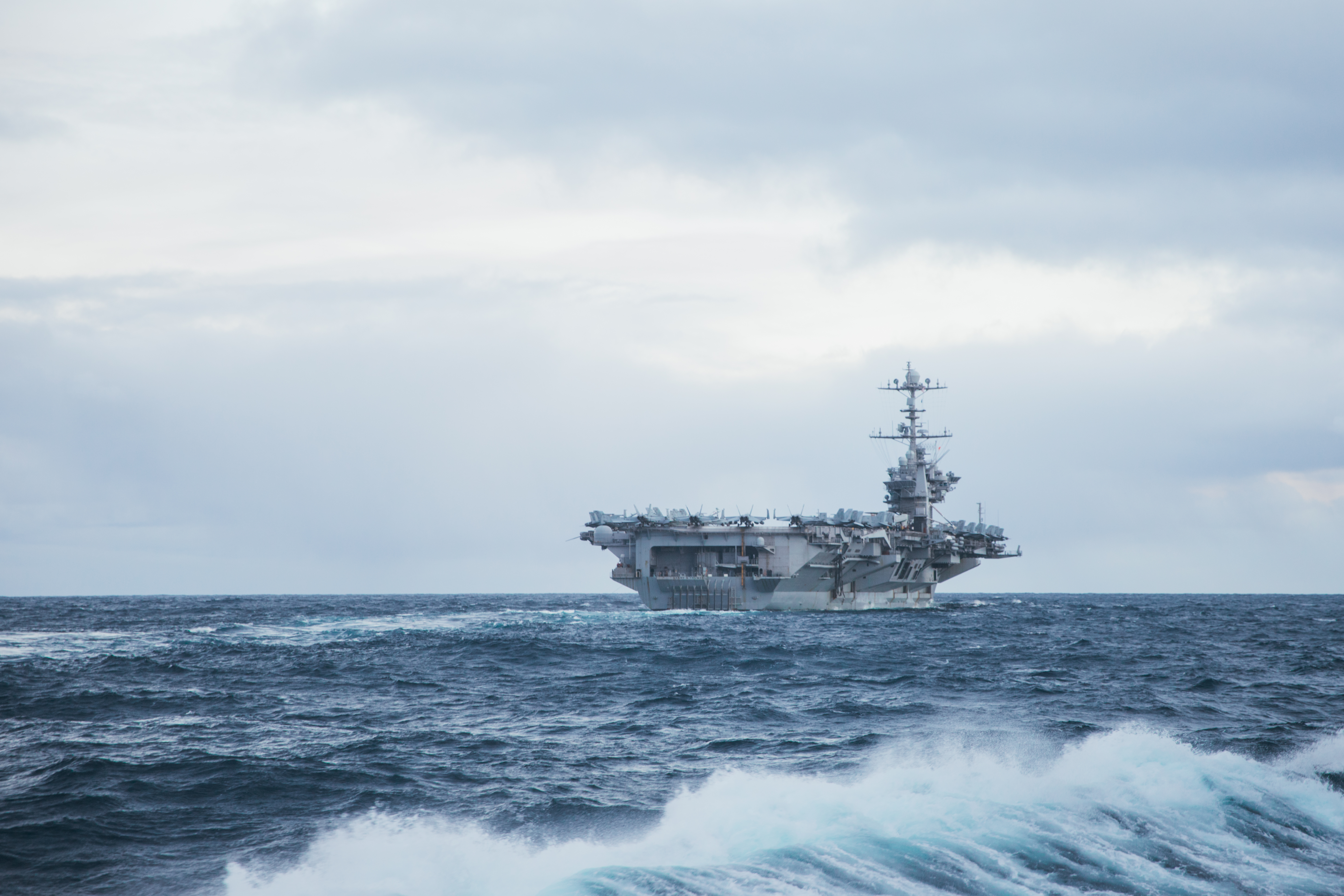 Uss Harry S. Truman under øvelse Trident Juncture 2018. Uss Harry S. Truman under øvelse Trident Juncture 2018.