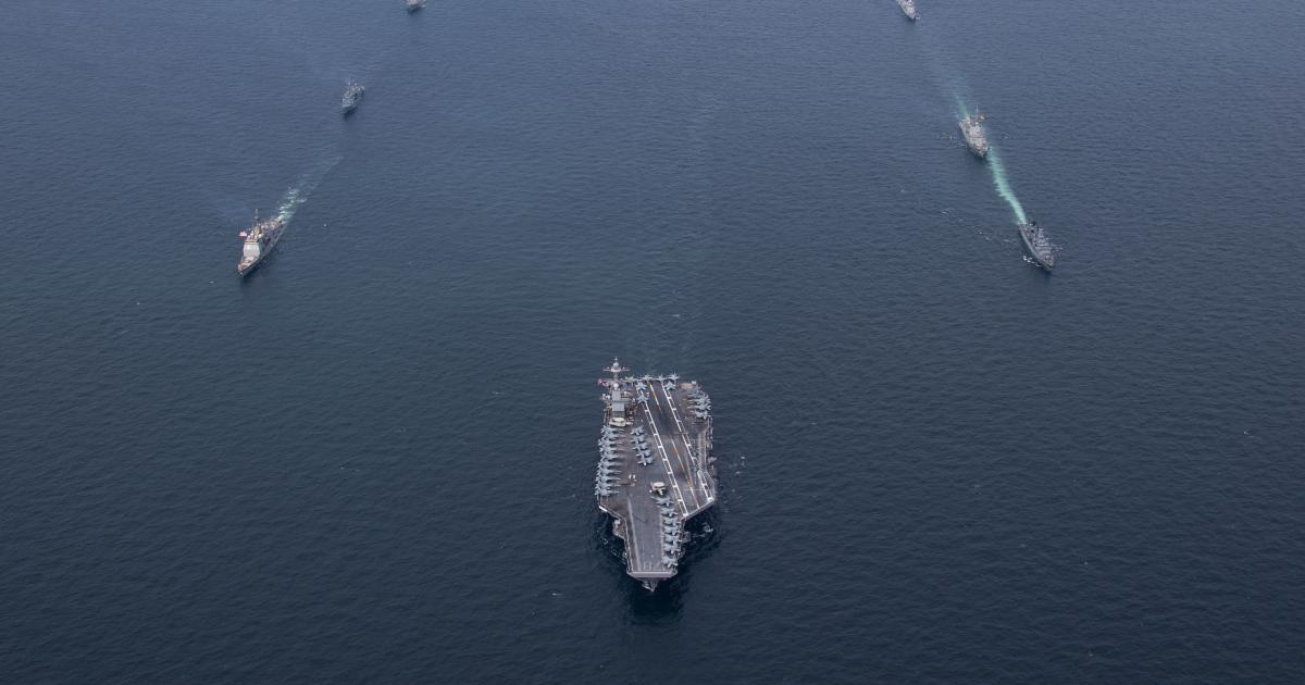 US Carrier Strike Group Gerald R. Ford vil operere i nord