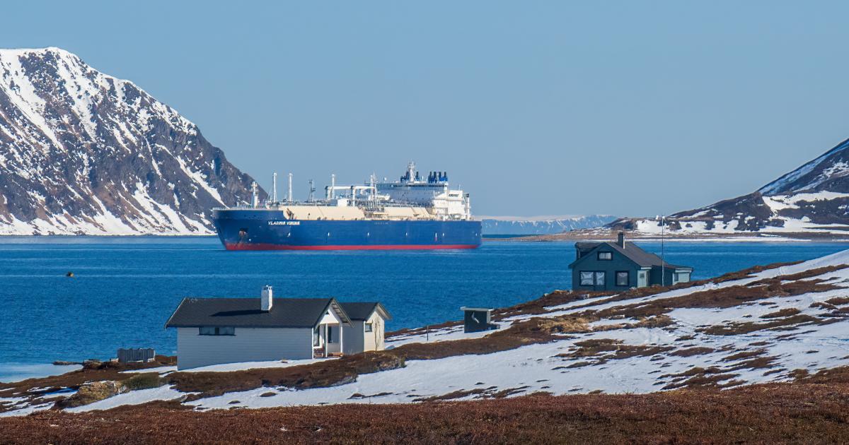 LNG-skip som frakter russisk gass stopper i Nord-Norge