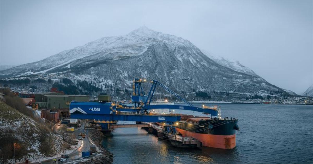 LKAB Strengthens Logistics in the North with a New Ship Loader in the Port of Narvik