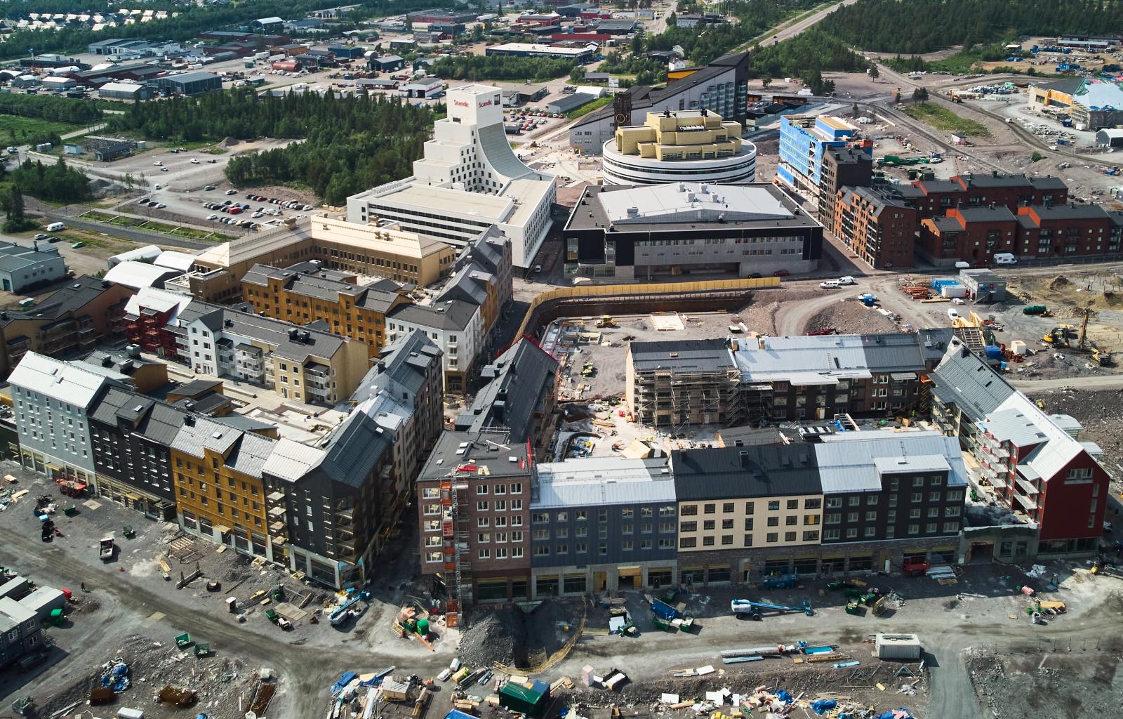 Kiruna's new city center