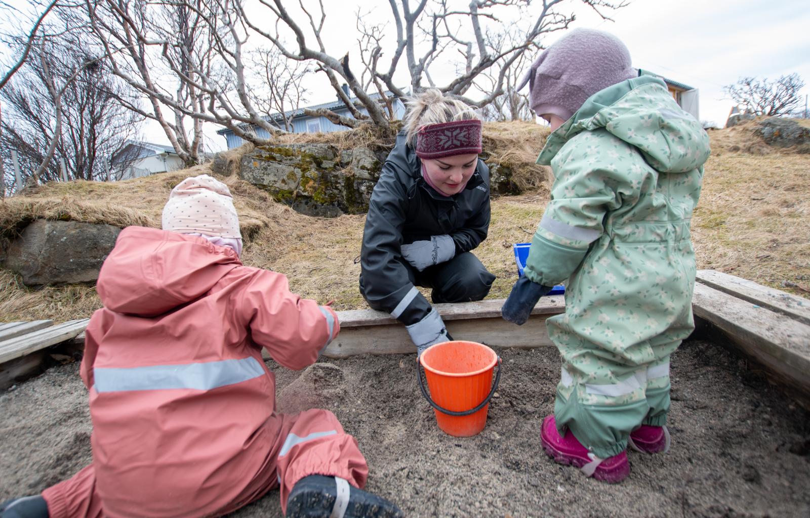 Løvetanna barnehage på Helligvær. 