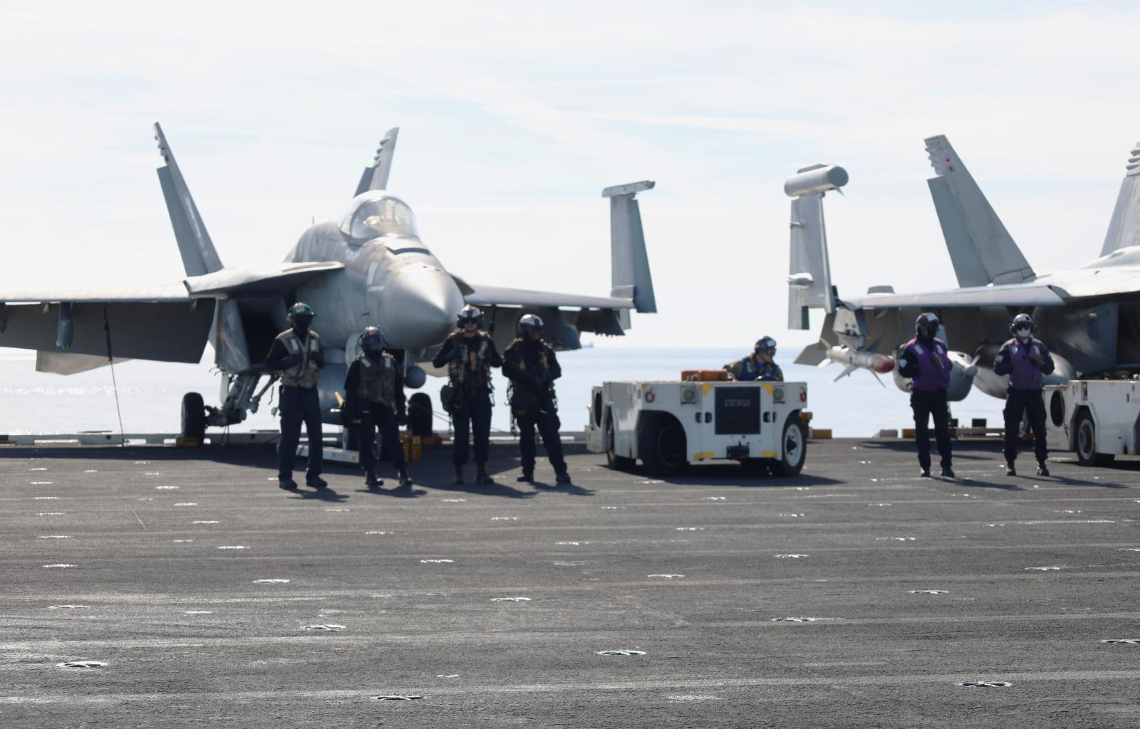 Om bord USS Gerald R. Ford 