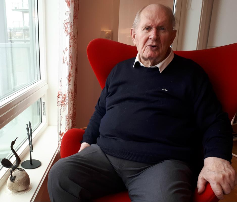 - Sanksjonene fra vesten gagner Putin og sementerer det russiske bildet av at vesten er både arrogant og ondskapsfull, sier "Leningradsamarbeidets far", den tidligere fylkesordføreren i Nordland, Sigbjørn Eriksen (A). (Foto: Arne F. Finne).