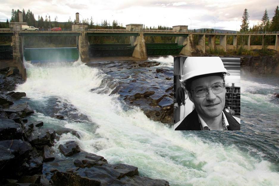 Markedsdirektør Jan Gabor i Mo Industripark (innfelt) krever fortsatt statlig subsidiering av produksjon av kryptovaluta, men nordnorsk kraft bør brukes til å redde klimaet – ikke ødelegge det. (Foto: MIP og Statkraft).