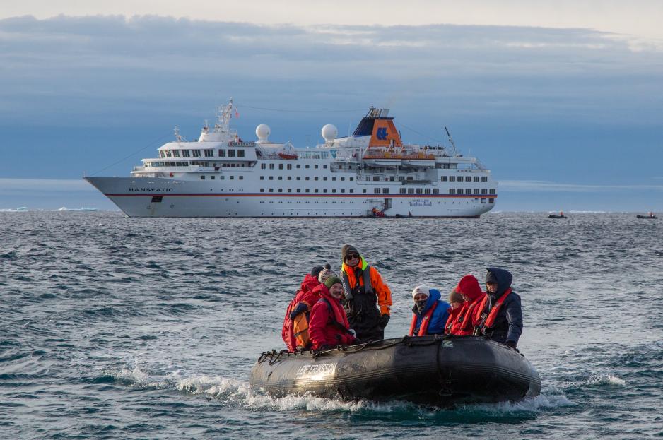 MV Hanseatic near Canada’s Somerset Island in the Arctic MV Hanseatic near Canada’s Somerset Island in the Arctic