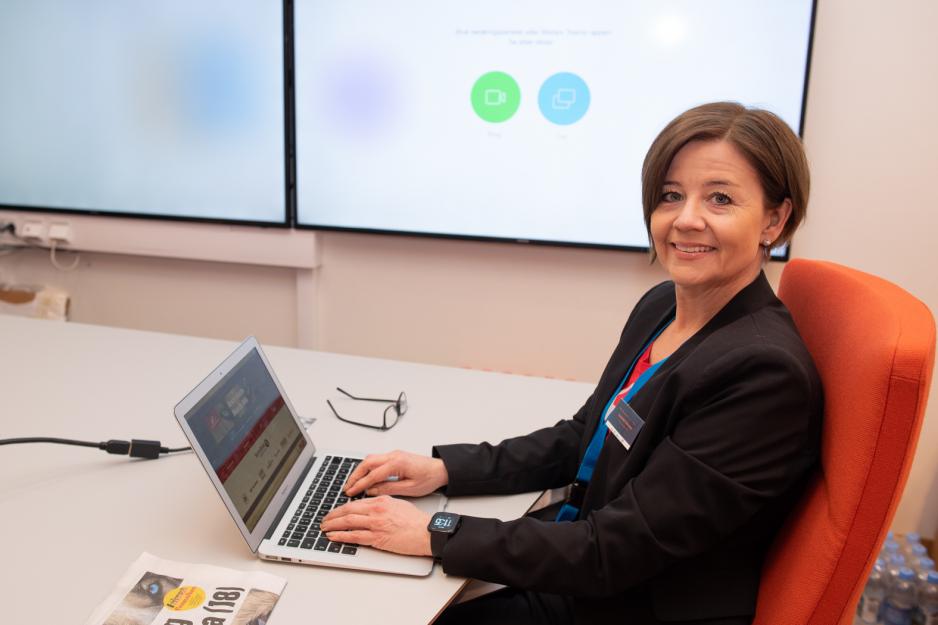 Svanhild Pedersen, adm.dir i Finnmarksløpet sier Finnmark går vi definitivt foran som et godt eksempel på god likestilling