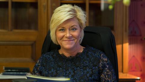 Finansminister Siv Jensen har i dag lagt fram forslag til statsbudsjett for 2020. Finansminister Siv Jensen har i dag lagt fram forslag til statsbudsjett for 2020.