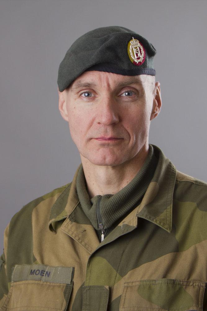 Oberstløytnant Ivar Moen, talsperson ved FOH. (Foto: Forsvaret).
