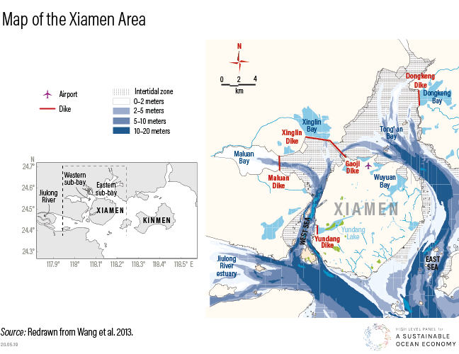 Map of Xiamen Area