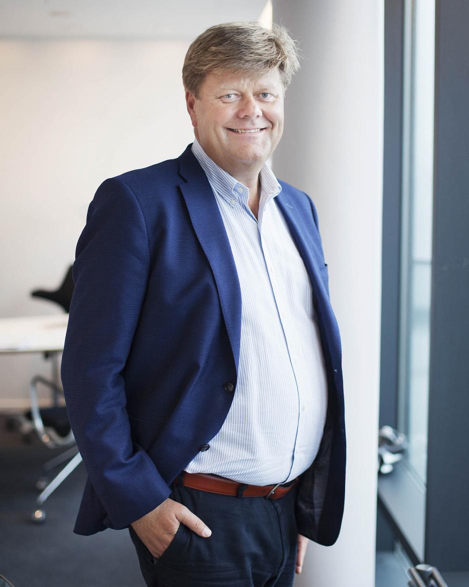Morten Jakhelln er administrerende direktør for Hundholmen byutvikling.