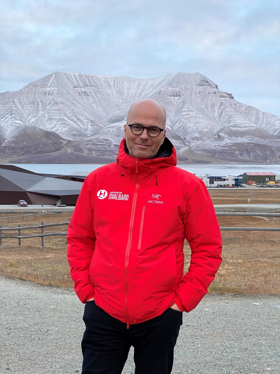 Destination Director Per Brochmann in Hurtigruten Svalbard. (Photo: Line Nagell Ylvisåker)