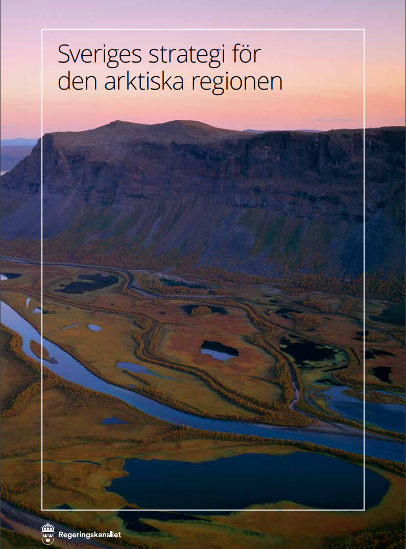 Sveriges strategi for den arktiske regionen. Forside.