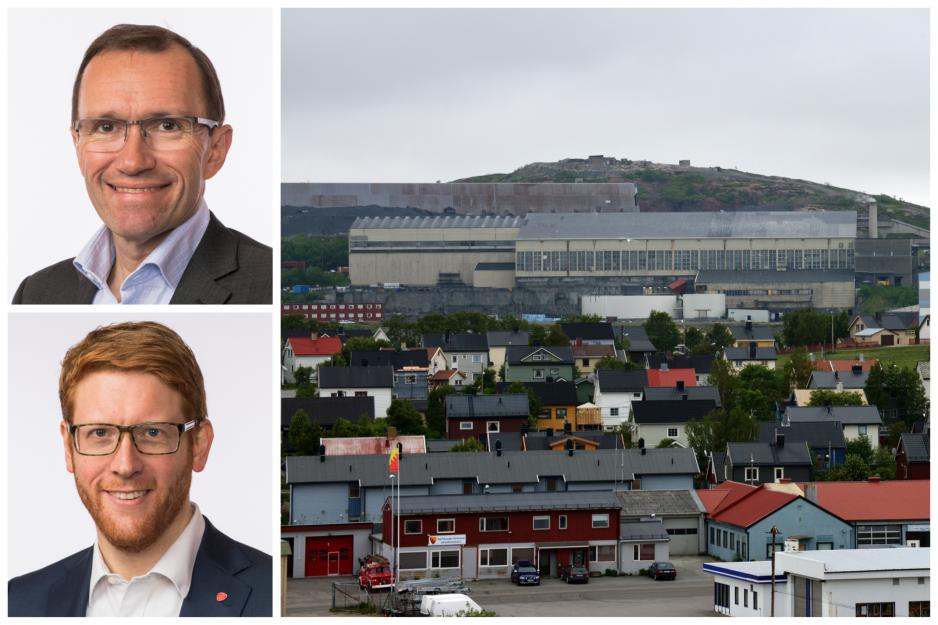 Espen Barth Eide og Martin Henriksen. Kirkenes Espen Barth Eide og Martin Henriksen. Kirkenes