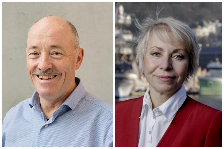 Direktør i Norsk polarinstitutt, Ole Arve Misund og direktør i Havforskningsinstituttet, Sissel Rogne. Direktør i Norsk polarinstitutt, Ole Arve Misund og direktør i Havforskningsinstituttet, Sissel Rogne.