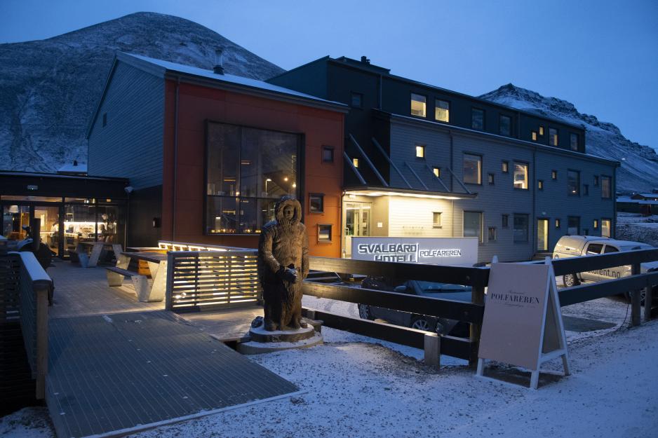 Svalbard hotell, Polfareren. (Foto Line Nagell Ylvisåker). Svalbard hotell, Polfareren. (Foto Line Nagell Ylvisåker).