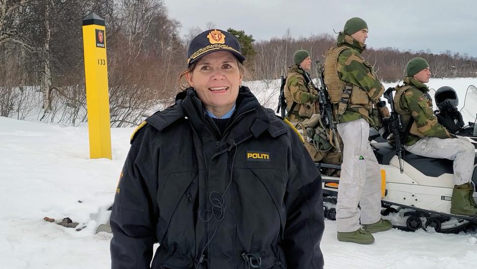 Finnmark Police Chief Ellen Margrete Hætta on the Pasvik River