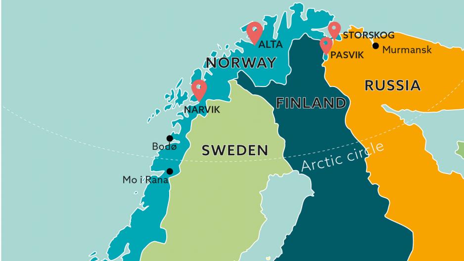 The High North Tour 2021. Narvik, Alta, Pasvik, Storskog.