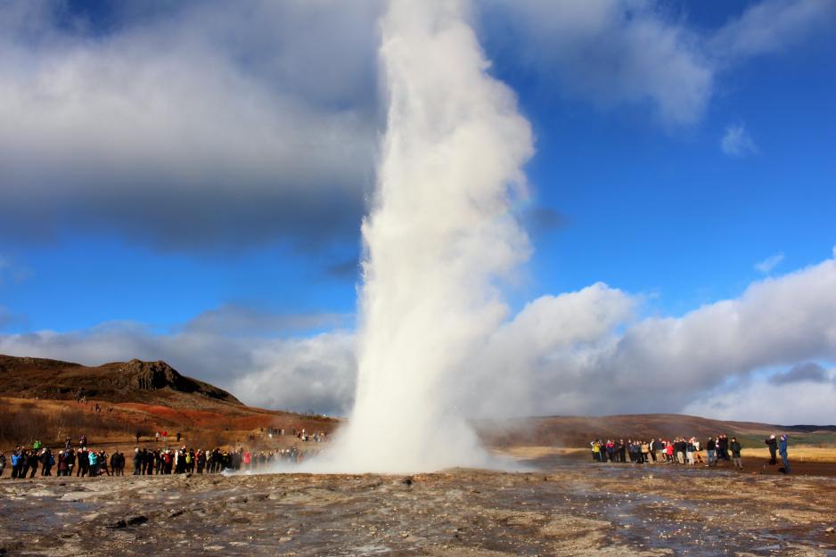 Geysir, Island. (Foto: Trine Jonassen)