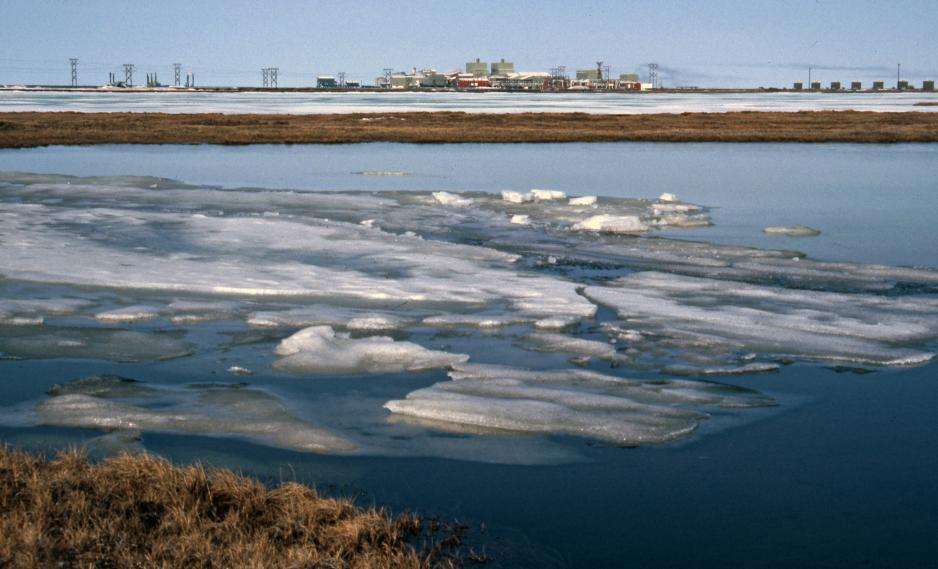 Prudhoe Bay, Alaska Prudhoe Bay, Alaska, oil production just west of the Arctic National Wildlife Refuge area