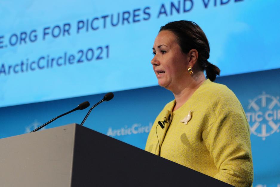 Aaja Chemnitz Larsen, Arctic Circle 2021.