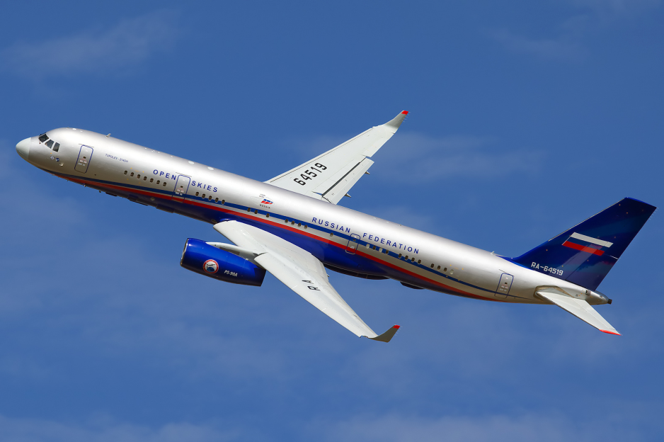 Tupolev Tu-214ON is one kind of plane Russia uses for observation flights Tupolev Tu-214ON, Russian Air Force