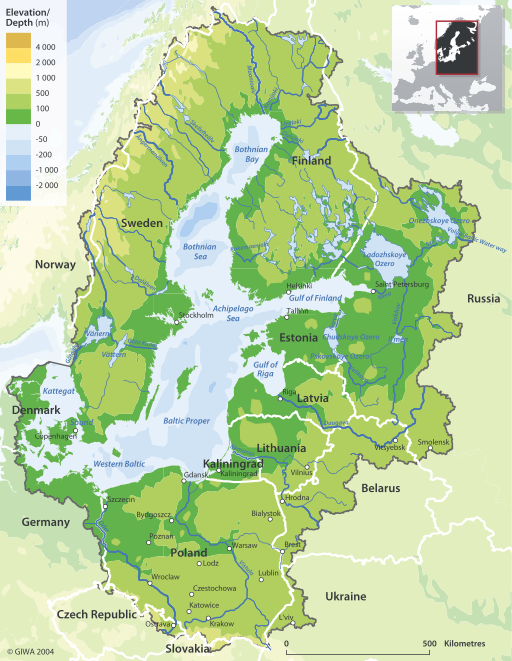 Østersjøen kart