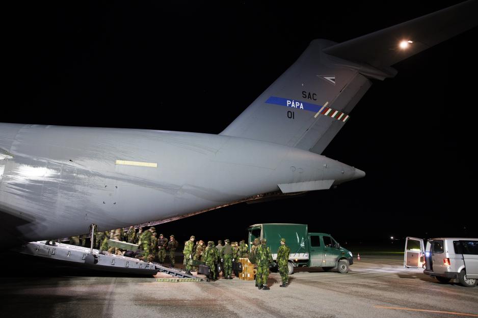 Försvarsmaktens operative beredskapsstyrke på Gotland i januar 2022. Försvarsmaktens operative beredskapsstyrke på Gotland i januar 2022.