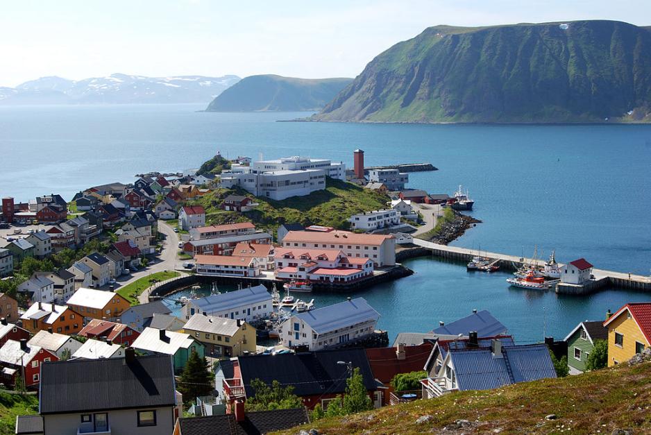 Honningsvåg i Nordkapp kommune Foto av Honningsvåg