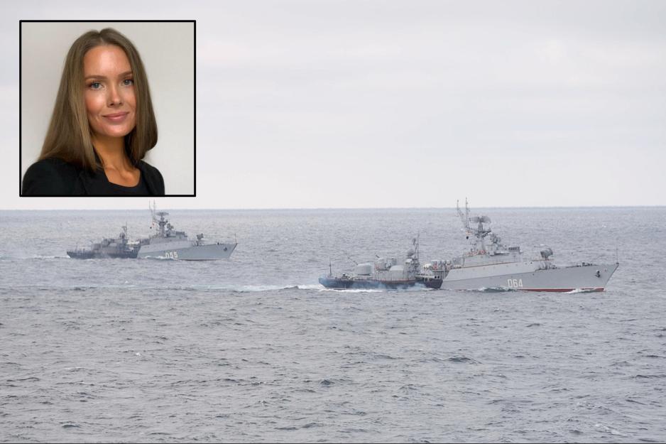 – Det mest interessante ved øvelsene er mulighetene innblikk i russiske beregninger av Ukraina-konfliktens forløp framover, sier forsker Ina Holst-Pedersen Kvam ved Forsvarets høgskole Sjøkrigsskolen. Ina Holst-Pedersen Kvam, Nordflåten.