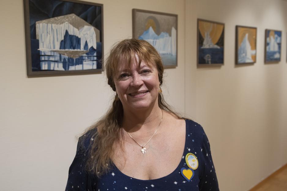 Kunstnar Elizabeth Bourne driv Spitsbergen Kunstnersenter. Kunstnar Elizabeth Bourne driv Spitsbergen Kunstnersenter.