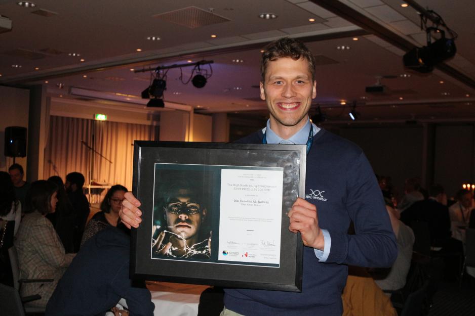 Kåre Johan Teigen, High North Young Entrepreneur 2022, Wai Genetics