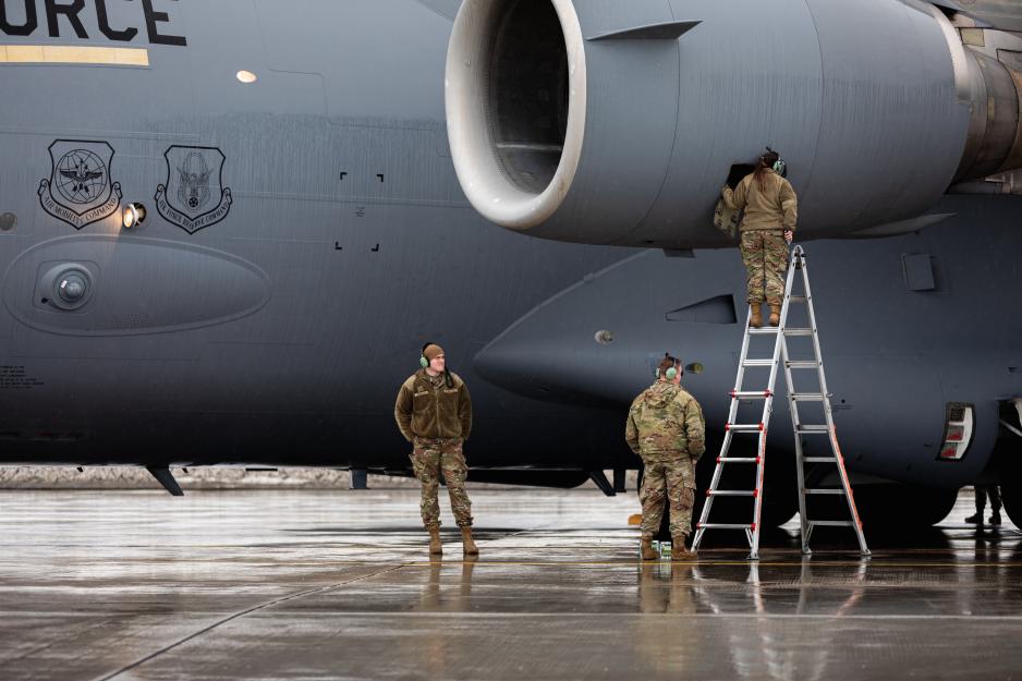 US Army Alaska arriving at Bardufoss US Army Alaska arriving at Bardufoss