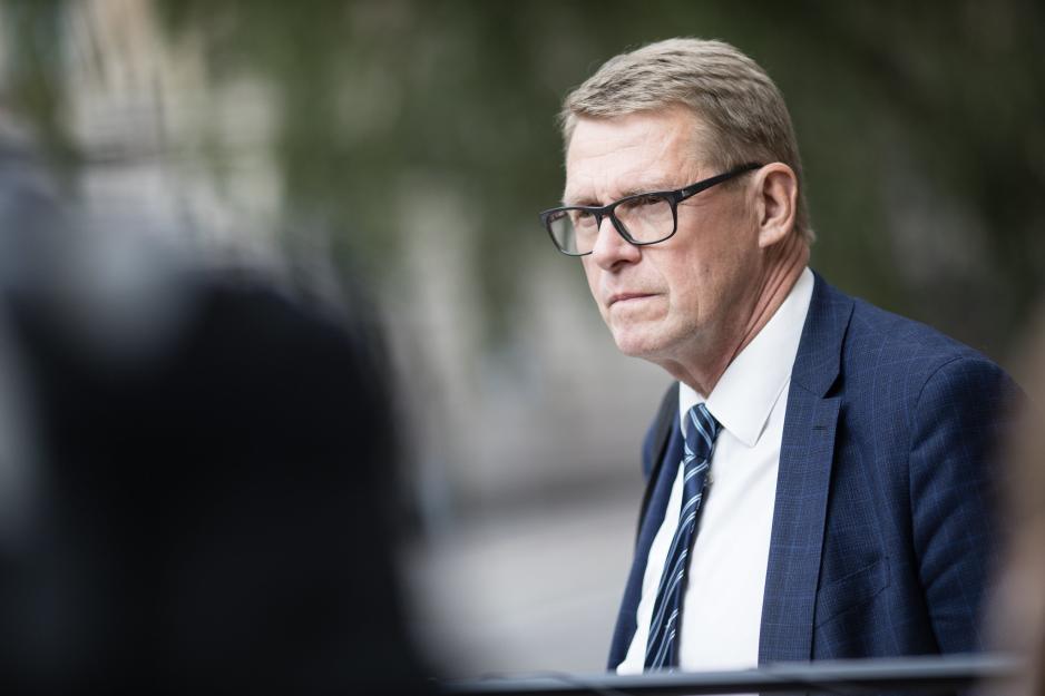 Finnish Parliament Speaker Matti Vanhanen.