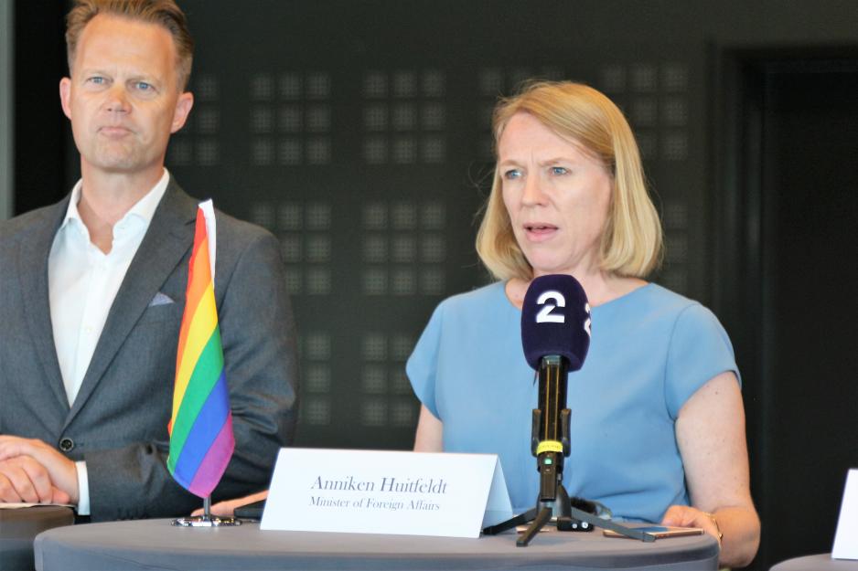 Nordisk utenriksministermøte i Bodø - Jeppe Kofod og Anniken Huitfeldt