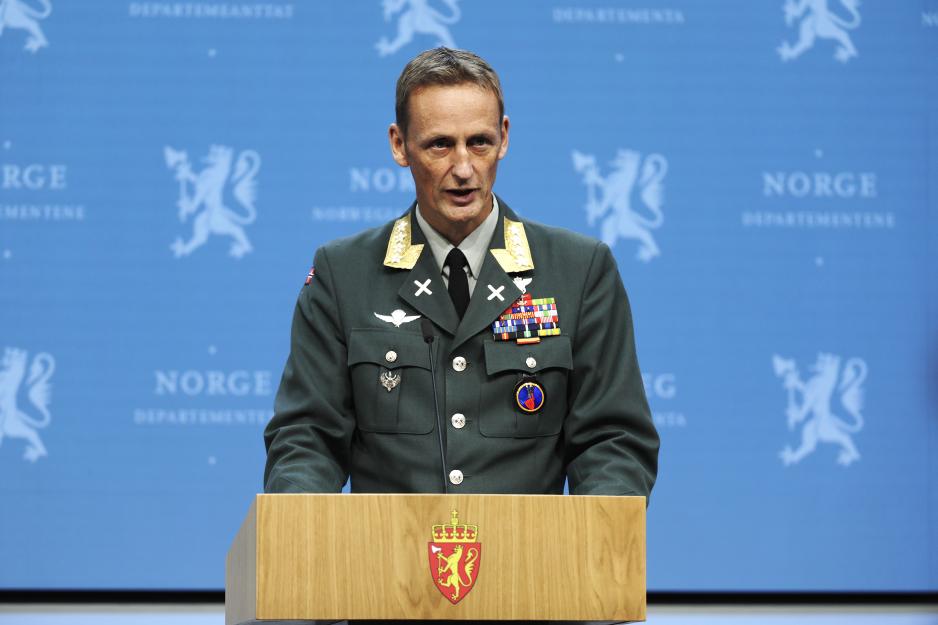 Forsvarssjef general Eirik Kristoffersen Forsvarssjef general Eirik Kristoffersen