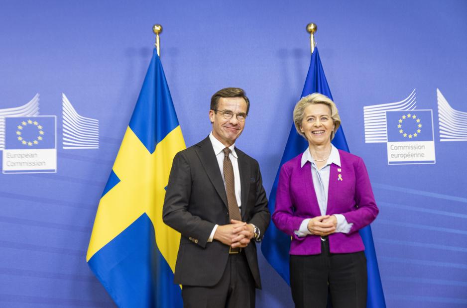 Sveriges statsminister og EU-kommisjonens president