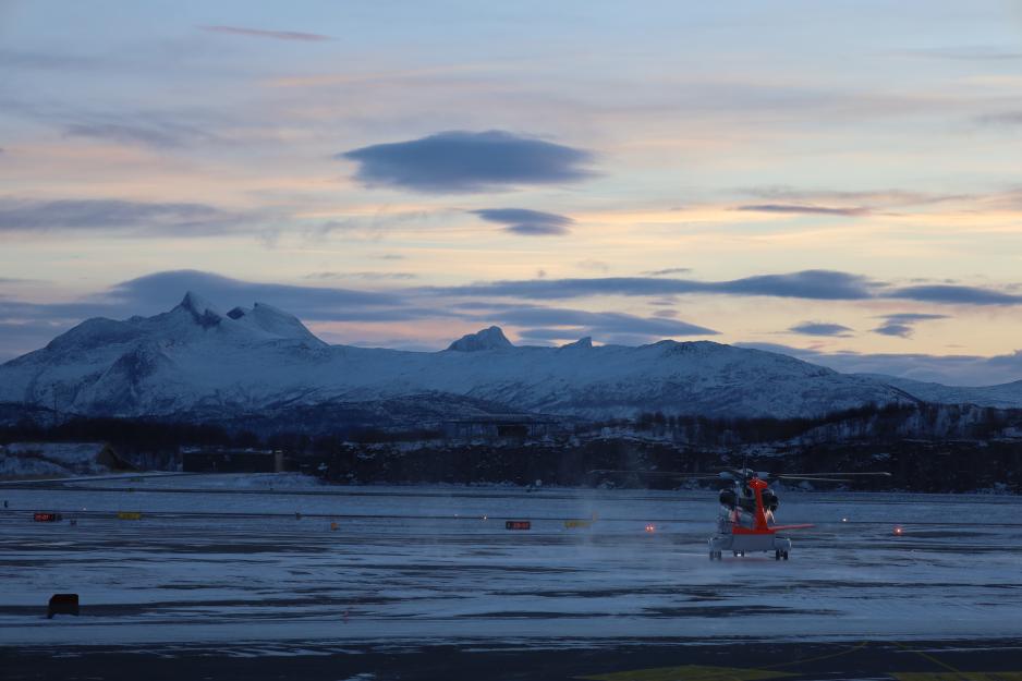 SAR Queen på Bodø flystasjon
