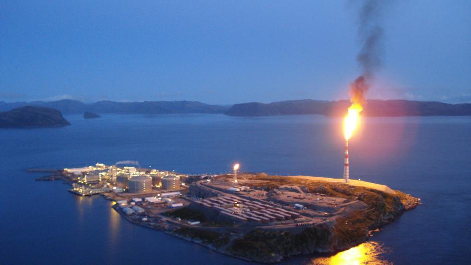 Gas from Snøhvit is processed on Melkøya. (Source: Courtesy of Joakim Aleksander Mathisen on Flickr.com) Melkøya