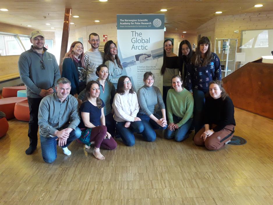 In June 2022, 19 Phd and postdoc students from Turkey, USA, Canada, England, Greece, Poland, Finland, Austria, France, Brazil, Lithuania, China, Sweden and Norway gathered in Longyearbyen for an intense week of lectures and excursions. (Photo: The Norwegian Scientific Academy for Polar Research) Summer school in Svalbard