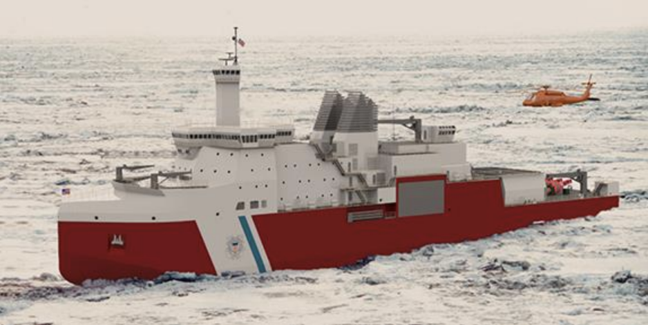 A rendering of the Polar Security Cutter. (Source: Halter Marine) Polar Security Cutter