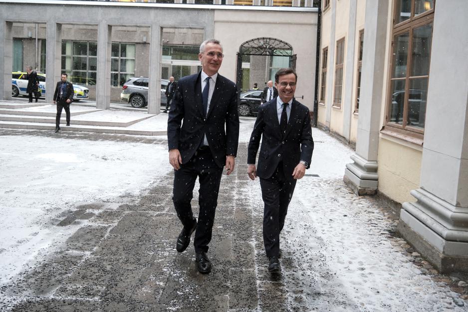 NATO Secretary General Jens Stoltenberg and Swedish Prime Minister Ulf Kristersson in Stockholm. (Photo: NATO) NATO Secretary General Jens Stoltenberg and Swedish Prime Minister Ulf Kristersson in Stockholm.