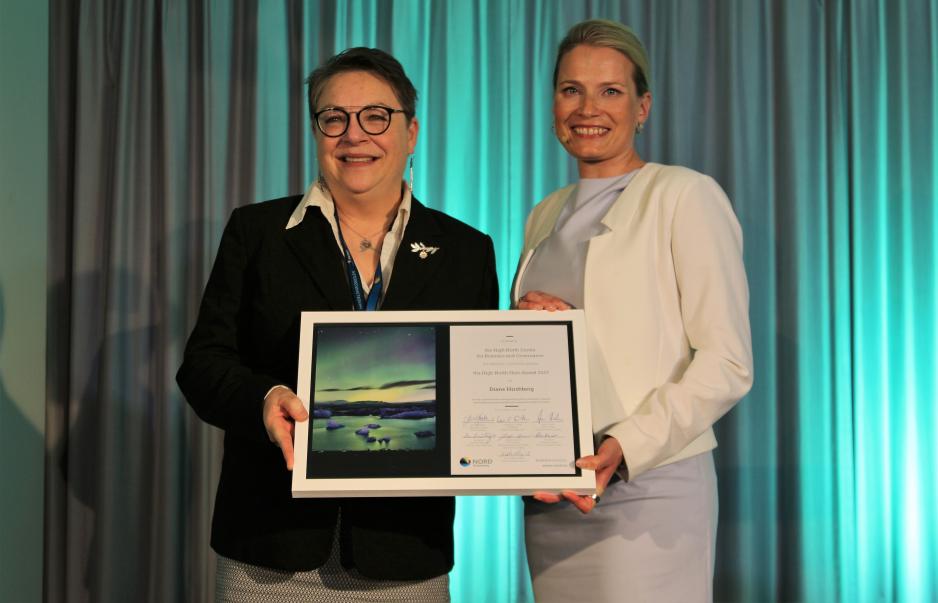 Diane Hirshberg og Anu Fredrikson.