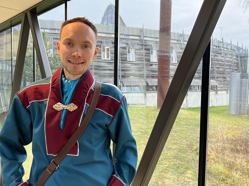 Runar Myrnes Balto i Norske Samers Riksforbund - NSR, er sametingsråd med ansvar for sannhet- og forsoningsspørsmål. (Foto: Liv Inger Somby, Sámediggi) Runar Myrnes Balto, sametingsråd.
