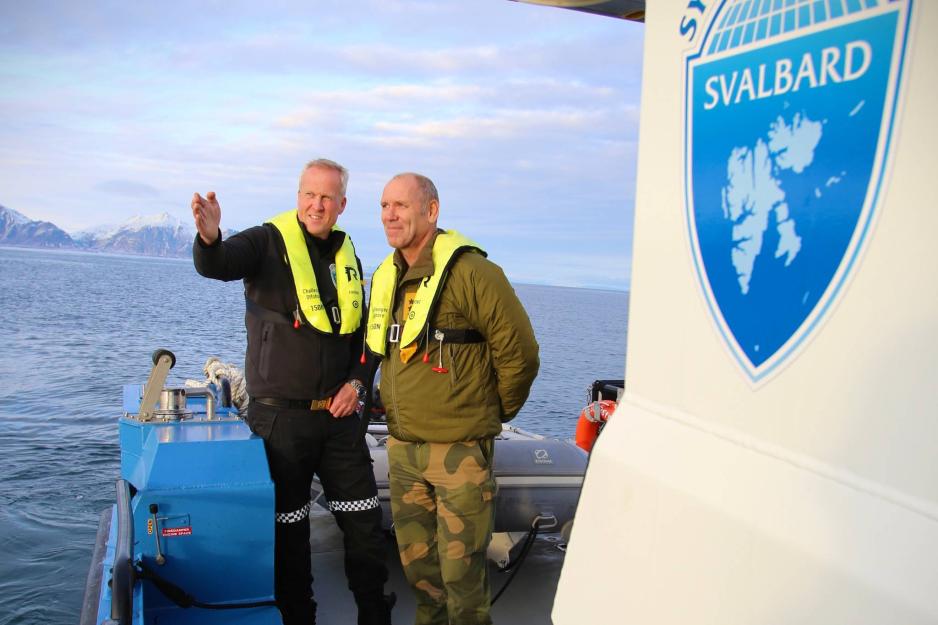 Lars Fause og Yngve Odlo på Svalbard