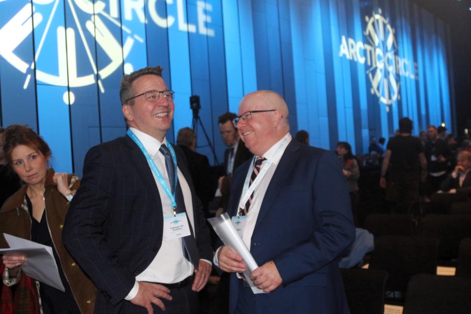 Gudlaugur Thór Thórdarson og Morten Høglund, Arctic Circle 2023